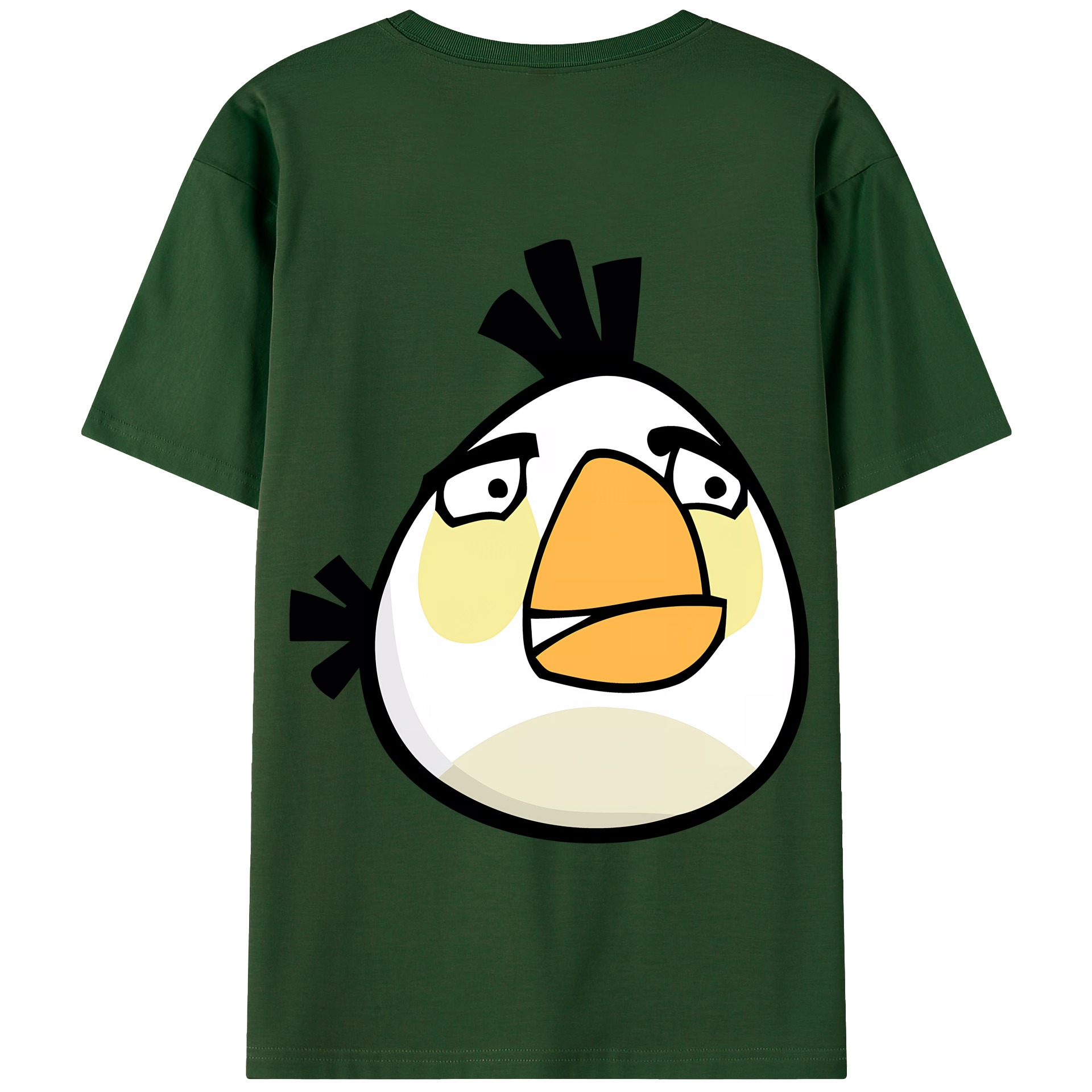 （画像用） Angry Birds アングリーバード 綿100％半袖Tシャツ（背面プリント）